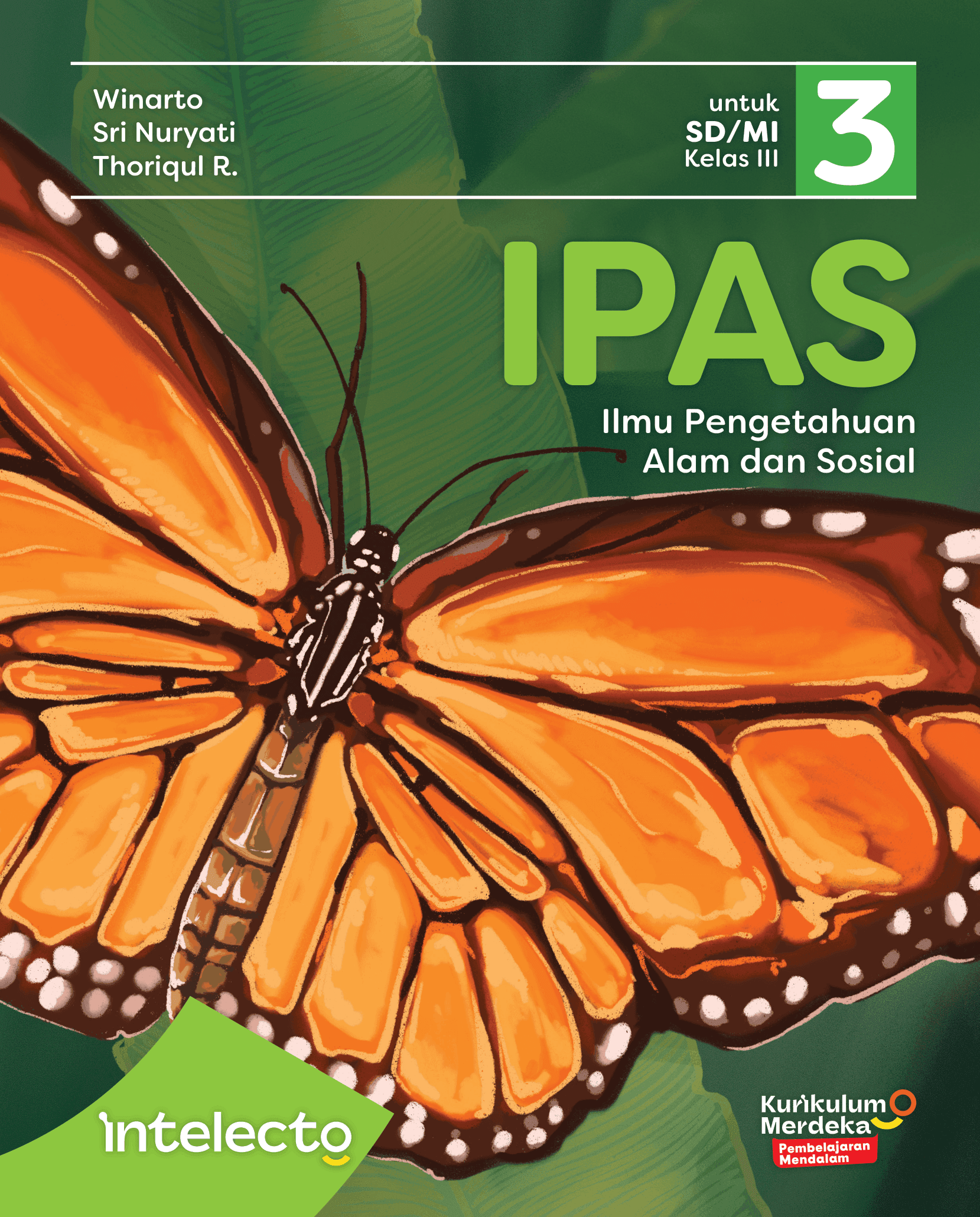 Sampul Ilmu Pengetahuan Alam dan Sosial (IPAS) untuk SD/MI Kelas III - Intelecto Erlangga